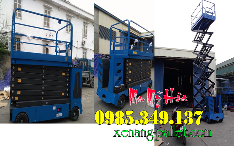 Thang nâng tự hành 13m có buồng lái